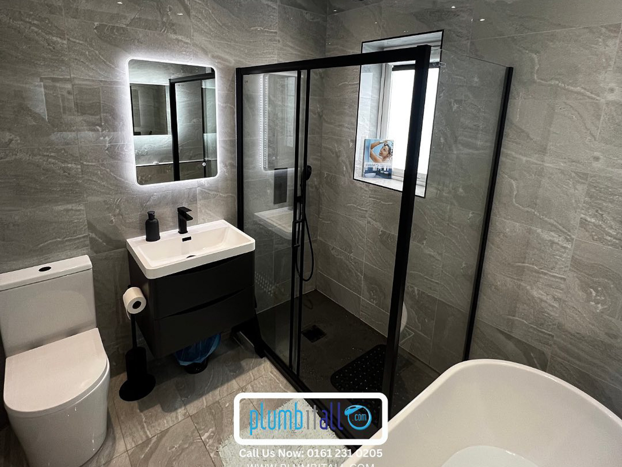 Modern family bathroom Manchester
