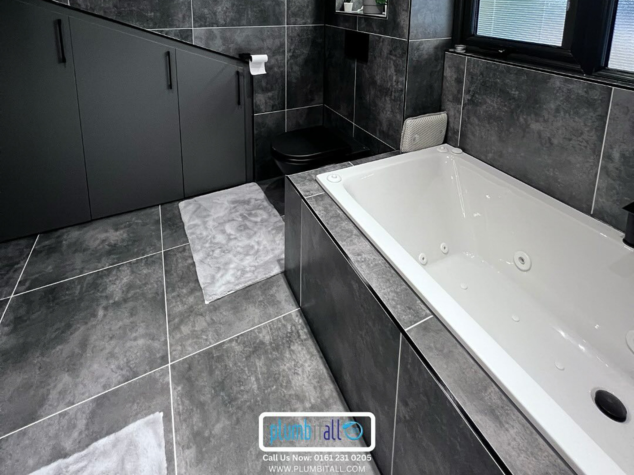 Contemporary family bathroom Bramhall